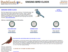 Tablet Screenshot of birdclock.net